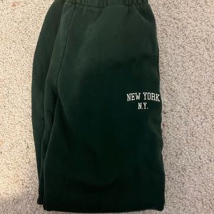 Brandy Melville green lounge sweat pants. Super comfy